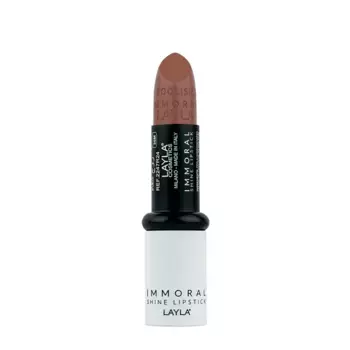 LAYLA COSMETICS Помада блестящая для губ, №14 / IMMORAL SHINE LIPSTICK ONE WISH BFF 4 гр