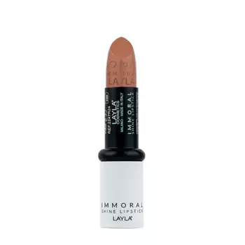 LAYLA COSMETICS Помада блестящая для губ, №2 / IMMORAL SHINE LIPSTICK ONE WISH SHINE 3.0 4 гр