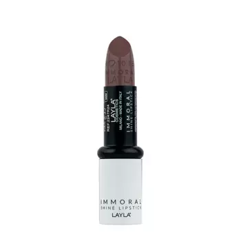 LAYLA COSMETICS Помада блестящая для губ, №33 / IMMORAL SHINE LIPSTICK ONE WISH UNWRAP ME 4 гр
