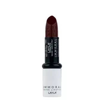 LAYLA COSMETICS Помада блестящая для губ, №35 / IMMORAL SHINE LIPSTICK ONE WISH PANOPHOBIA 4 гр