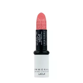 LAYLA COSMETICS Помада блестящая для губ, №4 / IMMORAL SHINE LIPSTICK ONE WISH DOLCE AMOR 4 гр