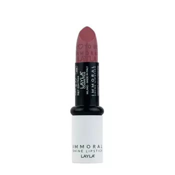 LAYLA COSMETICS Помада блестящая для губ, №8 / IMMORAL SHINE LIPSTICK ONE WISH LIBRA 4 гр
