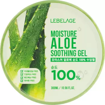 LEBELAGE Гель увлажняющий успокаивающий с экстрактом алоэ 300 мл