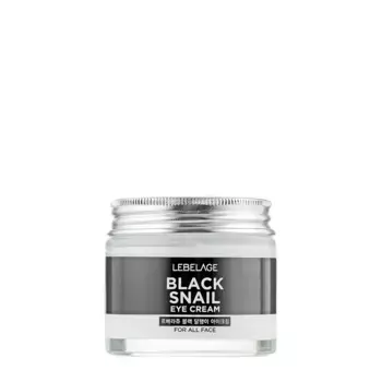 LEBELAGE Крем ампульный для лица с муцином чёрной улитки / Lebelage Ampule Cream Black Snail 70 мл