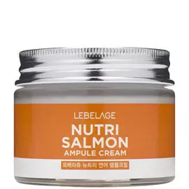 LEBELAGE Крем ампульный питательный с маслом лосося 70 мл