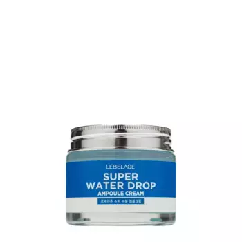 LEBELAGE Крем ампульный ультра-увлажняющий для лица / Lebelage Ampule Cream Super Water Drop 70 мл