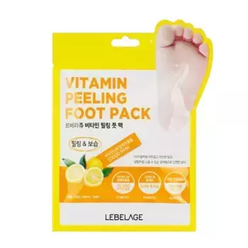 LEBELAGE Маска-носочки очищающая с Витаминами / Lebelage Vitamin Peeling Foot Pack 40 мл