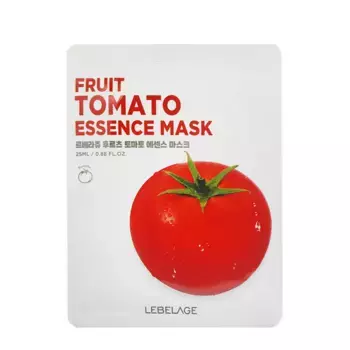 LEBELAGE Маска тканевая для лица с экстрактом томата / Lebelage Fruit Tomato Essence Mask 25 мл