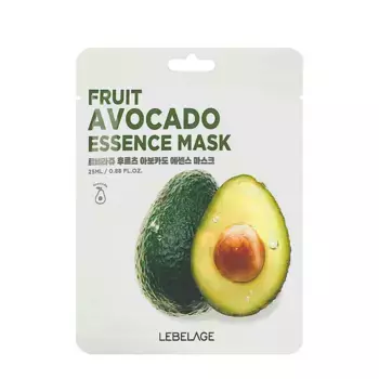 LEBELAGE Маска тканевая для лица с экстрактом авокадо / Lebelage Fruit Avocado Essence Mask 25 мл