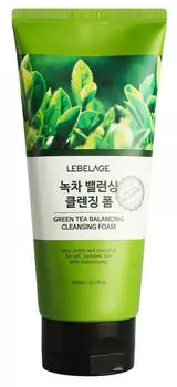 LEBELAGE Пенка балансирующая с зеленым чаем для умывания 180 мл