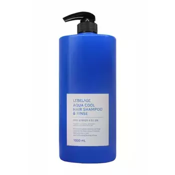 LEBELAGE Шампунь-кондиционер 2 в 1 освежающий с охлаждающим эффектом с экстрактом мяты / Lebelage 1000 мл