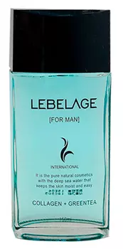 LEBELAGE Тонер увлажняющий с коллагеном и зеленым чаем для мужчин 150 мл