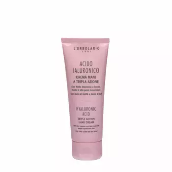 LERBOLARIO Крем для рук с гиалуроновой кислотой / Hyaluronic Acid Triple Action Hand Cream 75 мл