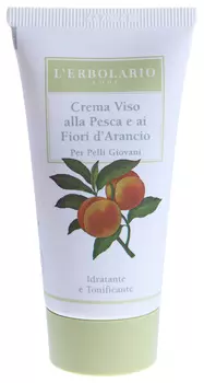 LERBOLARIO Крем с персиком и цветами апельсинового дерева для молодой кожи 50 мл