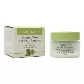 LERBOLARIO Крем с репейником и розмарином для жирной загрязненной кожи лица 30 мл