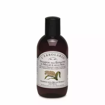 LERBOLARIO Шампунь для волос c экстрактом пшеницы и сои / Shampoo with Millet Extract and Soya 200 мл