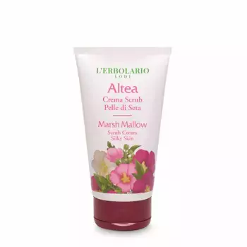 LERBOLARIO Скраб для тела с нежным отшелушивающим действием / Marsh Mallow Scrub Cream Silky Skin 150 мл