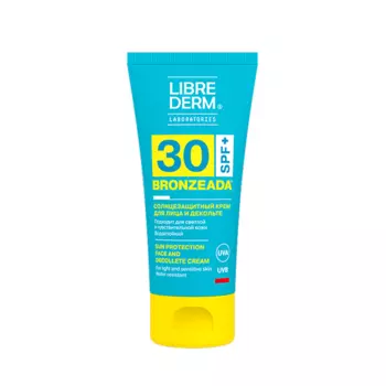 LIBREDERM Крем солнцезащитный для лица и зоны декольте SPF 30 / BRONZEADA 50 мл