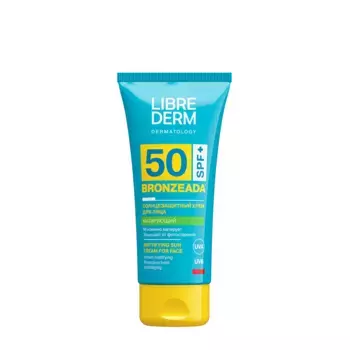 LIBREDERM Крем солнцезащитный матирующий для лица SPF50 / Bronzeada 50 мл