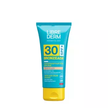 LIBREDERM Крем солнцезащитный тонирующий для лица SPF30 / Bronzeada 50 мл