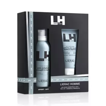 LIERAC Набор подарочный мужской (пена для бритья 150 мл, бальзам после бритья 75 мл) LIERAC HOMME