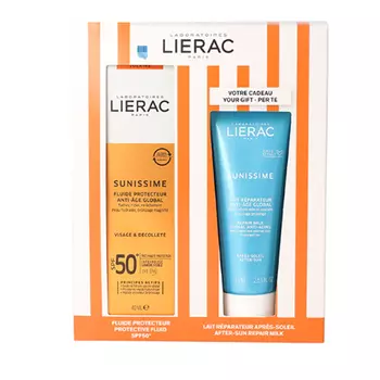 LIERAC Набор подарочный (флюид 40 мл + молочко 75 мл) LIERAC SUNISSIME