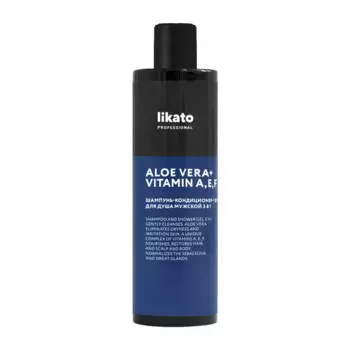 LIKATO PROFESSIONAL Шампунь-кондиционер-гель для душа мужской 3 в 1 / Likato 250 мл