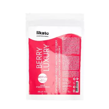 LIKATO PROFESSIONAL Скраб омолаживающий для тела Ягодная роскошь / Likato professional (organic) 250 мл