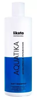 LIKATO PROFESSIONAL Софт-шампунь с коноплей для волос / AQUATIKA 400 мл