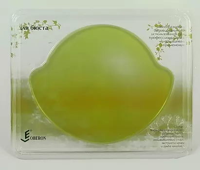 ЛИКОБЕРОН Маска-аппликатор гидрогелевая с экстрактами ириса и гриба шиитаке для ухода за кожей бюста 1 шт