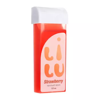 LILU Воск тёплый в картридже, средней плотности Strawberry / LILU 100 мл