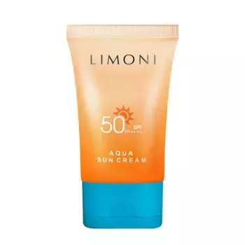 LIMONI Крем солнцезащитный SPF 50+РА++++ / Aqua Sun Cream 50 мл