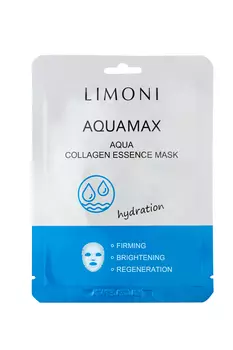 LIMONI Маска для лица увлажняющая с морской водой и коллагеном / Aqua Collagen Essence Mask 23 гр