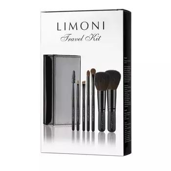 LIMONI Набор кистей (7 предметов + чехол) / Travll Kit Professional