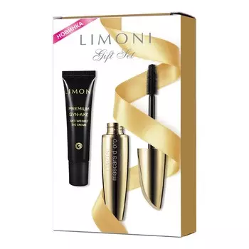 LIMONI Набор подарочный (тушь Mascara D'oro + крем для век антивозрастной)