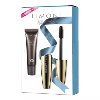 LIMONI Набор подарочный (тушь Mascara D'oro + крем для век с экстрактом секреции улитки)