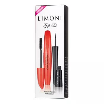 LIMONI Набор подарочный (тушь Mascara Rosso + подводка Matt Eyeliner)