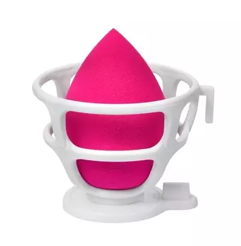 LIMONI Спонж для макияжа в наборе с корзинкой / Blender Makeup Sponge Red
