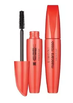 LIMONI Тушь супер объем и подкручивание 01 / Mascara Rosso black