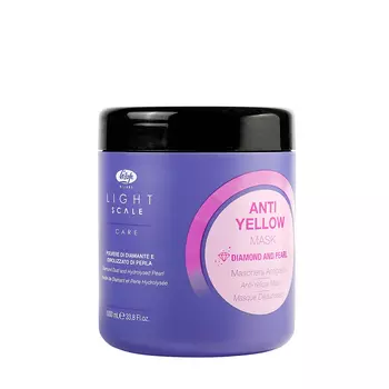 LISAP MILANO Маска для осветленных, мелированных и седых волос / Light Scale Care Anti Yellow Mask 1000 мл