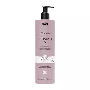 LISAP MILANO Маска ламинирующая для вьющихся и непослушных волос, шаг 3 / Ultimate K 500 мл