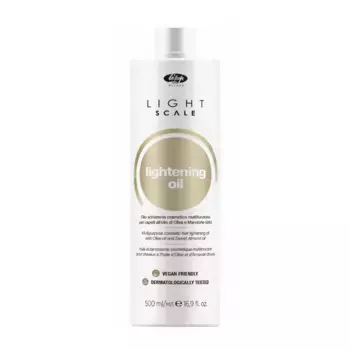 LISAP MILANO Масло для волос многофункциональное безаммиачное осветляющее / Light Scale Lightening Oil 500 мл