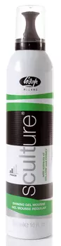 LISAP MILANO Мусс-гель нормальной фиксации для волос / Shining Gel Mousse SCULTURE 300 мл