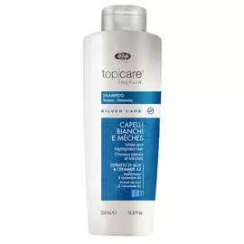 LISAP MILANO Шампунь для седых, мелированных волос / Top Care Repair Silver Care Shampoo 500 мл