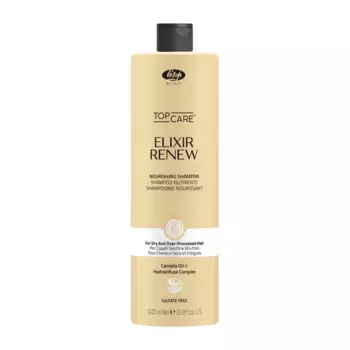 LISAP MILANO Шампунь увлажняющий и восстанавливающий для сухих и поврежденных волос / Elixir Renew 1000 мл