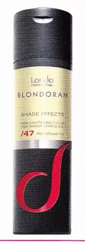 LONDA PROFESSIONAL 47 краска для волос (цветное мелирование), красно-коричневый / L-BLONDORAN Shade Effects 120 г