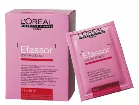 LOREAL PROFESSIONNEL Пакетики с пудрой для декапирования / ЭФАССОР 12*28 г