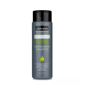 LORVENN Шампунь нейтрализующий после окрашивания волос / Colorfix PURE Neutralizing Shampoo 200 мл