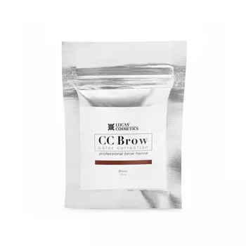 LUCAS COSMETICS Хна для бровей, коричневый (в саше) / CC Brow brown 10 г