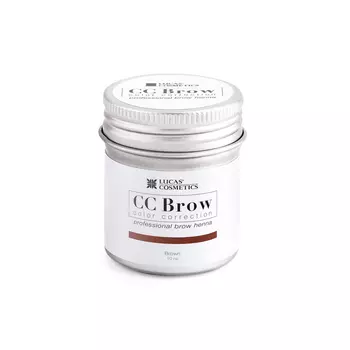 LUCAS’ COSMETICS Хна для бровей, коричневый (в баночке) / CC Brow brown 10 г